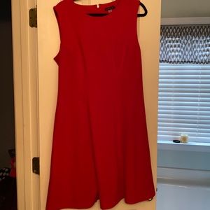 Tommy Hilfiger red a-line dress size 16 like new